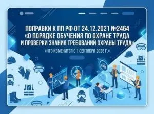 Порядок обучения по охране труда и проверки знаний требований охраны труда. Новые изменения вступают в силу с 31 августа 2026 года.